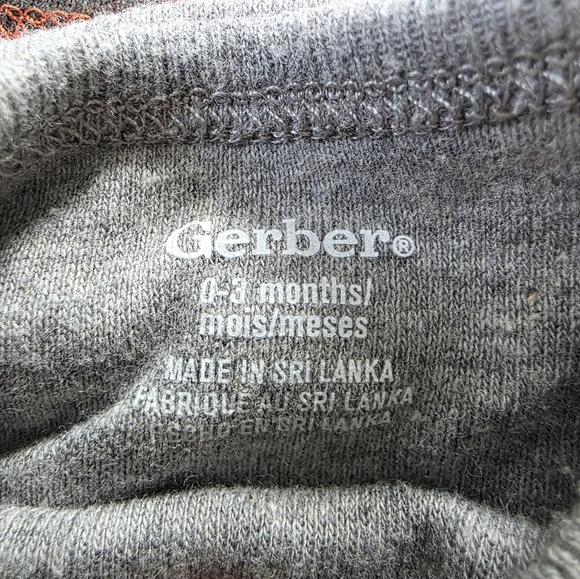 🔥5 FOR $25🔥NWOT Gerber Baby Boy Dino Onesies 4 Pack 0-3months - Picture 7 of 11